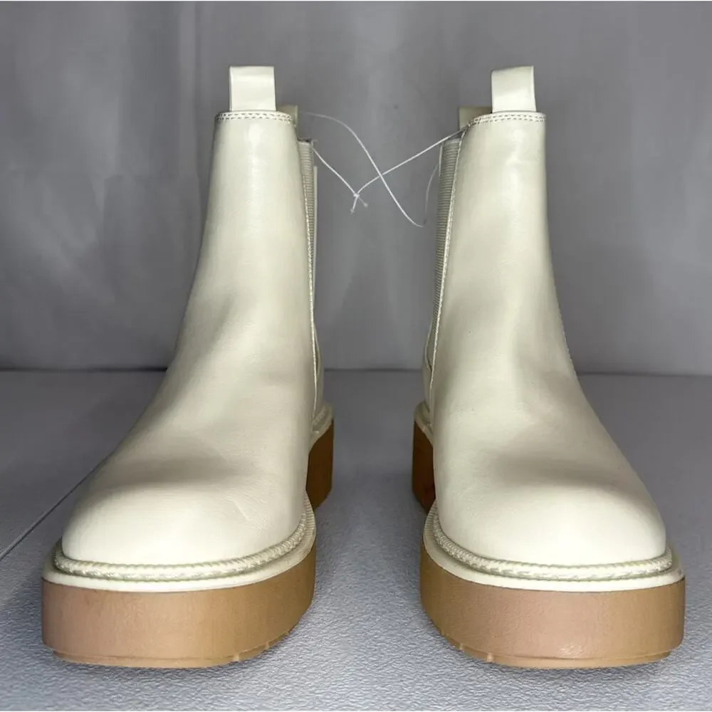 A New Day Women's Demi Ankle Boots Off White Size 7